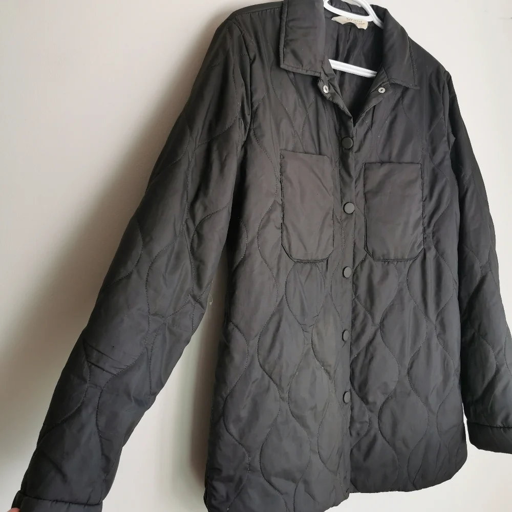 Quilted Collared Jacket - Picture 8 of 10